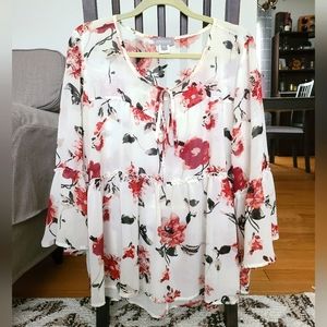 Lovesick Floral Blouse Size 1